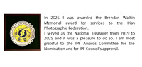 Brendan Walkin Memorial Award